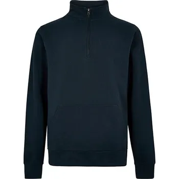 Pánská mikina Kustom Kit Regular Fit 1/4 Zip Pique Sweatshirt Pánská mikina KK339 Navy 3XL