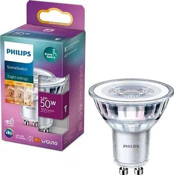 Žárovka LED Žárovka Philips SCENE SWITCH PAR16 GU10/4,8W/230V 2200/2500/2700K
