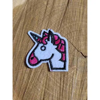 Textilní nažehlovací páska Nažehlovačka jednorožec barva růžová