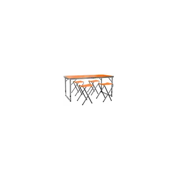 kempingová skříňka Aga Kempingový skládací set Oranžový