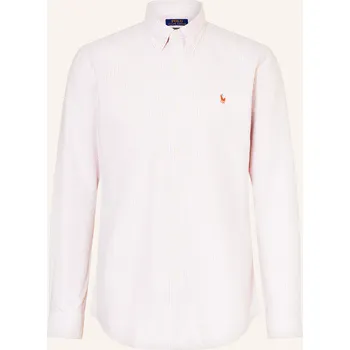 Pánská košile Polo Ralph Lauren Pánská Košile Custom Fit, béžová / bílá, 46
