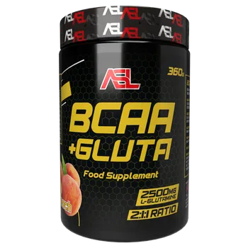 Aminokyselina BCAA+Gluta 360g - vhodný pro vytrvalostní i silové sportovce
