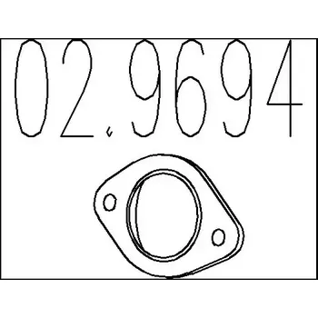 Auto-moto MTS Těsnění výfukové trubky MTS 02.9694