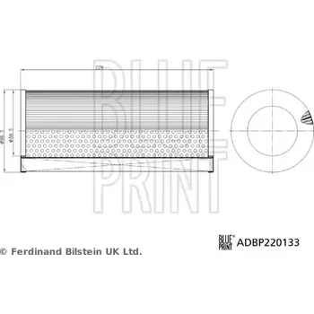 Vzduchový filtr BLUE PRINT Vzduchový filtr BLP ADBP220133