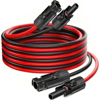 solární kabel Solární kabel 4mm2, červený+černý s konektory MC4,prodloužení 3m