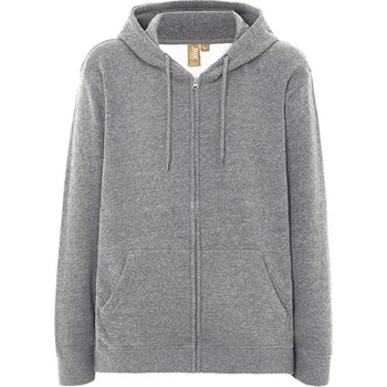 Pánská mikina Jhk Unisex mikina s kapucí JHK425 Grey Melange M