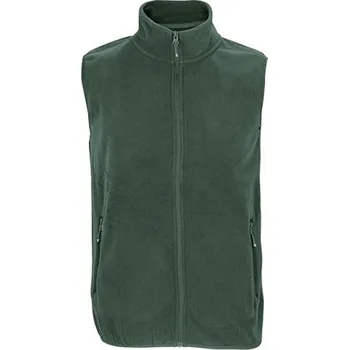 Pánská vesta SOĽS Factor Unisex fleecová vesta SL03822 Forest green S