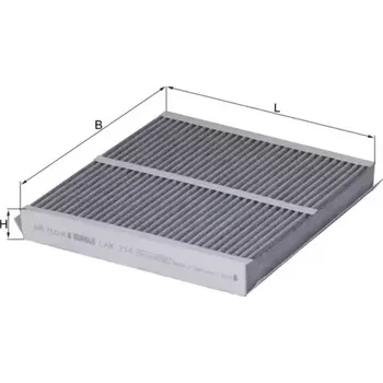 Kabinový filtr KNECHT Filtr vzduchu v interiéru KNC LAK 234