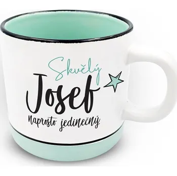 Nekupto Hrnek s potiskem 400 ml pastel - Josef