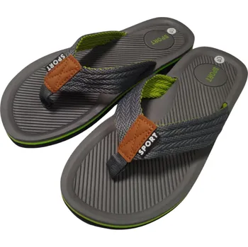 Pánské pantofle Gumové žabky pánské šedé Listar 18552