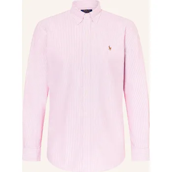 Pánská košile Polo Ralph Lauren Pánská Košile Custom Fit, červená / bílá, 38