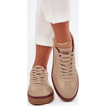 Dámské tenisky Semišové Dámské Tenisky Daniel Lopez SS2D4006 Barva: Béžová, Velikost: 36