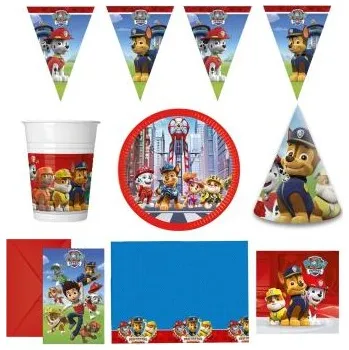 Party dekorace Dětská narozeninová sada Tlapková Patrola - Paw Patrol - 10 osob
