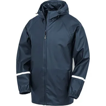 Pánská větrovka Result Prism Voděodolná bunda s reflexními pásky RT915 Navy XS
