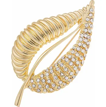 Brož Brož list zlatý 2039