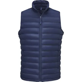 Pánská vesta SOĽS Wilson Bw Men Pánská péřová prošívaná vesta SL02889 Námořní modrá L
