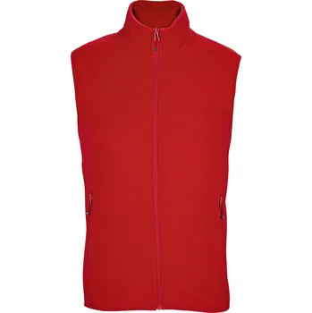 Pánská vesta SOĽS Factor Unisex fleecová vesta SL03822 Red XL