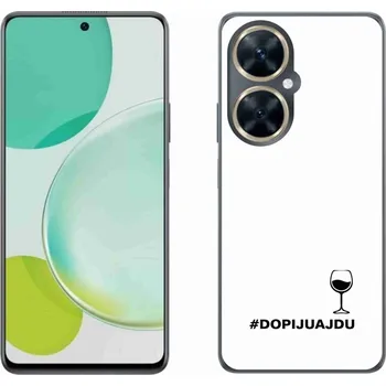 Pouzdro na mobilní telefon Gelový kryt mmCase na Huawei Nova 11i - vinný motiv bílé pozadí