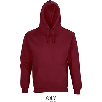 Pánská mikina SOĽS Condor Unisex mikina s kapucí SL03815 Burgundy M
