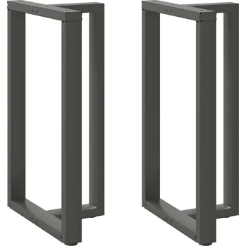 Konferenční stolek vidaXL Nohy barového stolu ve tvaru T, 2 ks, , 60 x 35 x (100-101) cm, ocel [4013092] Barva: antracitová