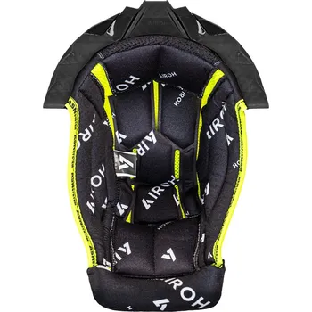 Helma na motorku AIROH ASN klobouk interiéru pro přilby TWIST 3 černo-bílý černý - S