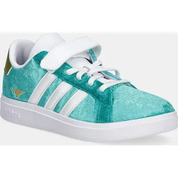 Chlapecké tenisky Dětské tenisky adidas GRAND COURT 2.0 JASMINE JR4919 tyrkysová 66X, EUR 31