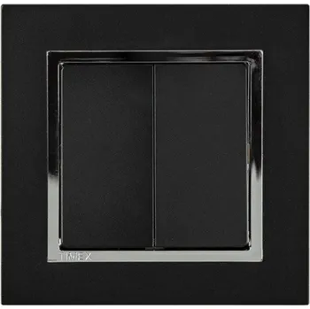 vypínač Žaluziový výpínač Magic strojek + klapka do rámečku - černá