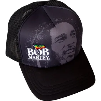 Kšiltovka Bob Marley Logo & Face Kšiltovka Black UNI