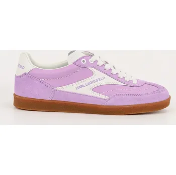 Dámské tenisky Kožené tenisky Karl Lagerfeld KANDIDATE dámské, fialová barva, KL63855 KL63855.3LV 40X, EUR 37