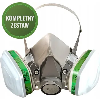 Plynová maska Lakýrnická maska 3M 6200 / 6300 polomaska