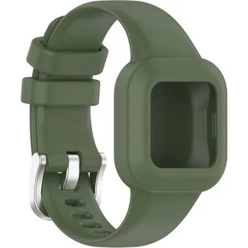 Příslušenství k chytrým hodinkám eses Silikonový řemínek pro Garmin Vivofit Junior 3 - Zelený
