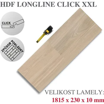 vinylová podlaha Vinylová podlaha DP 1084 Dub vápněný pískový XXL Varianta: Longline Click XXL (plovoucí)
