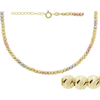 Náhrdelník Lillian Vassago Náhrdelník tvořený kuličkami z kombinovaného zlata LLV31-GN059