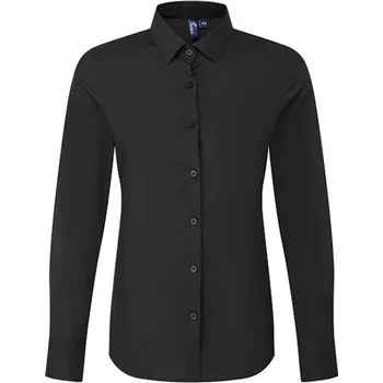 Gastro oděv Premier Workwear Dámská popelínová košile PR303 Black 4XL
