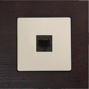 Stavebniny Datová zásuvka 8 pin kompletní zásuvka - modern písek