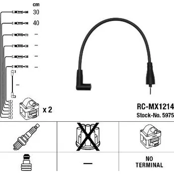 Zapalovací kabel Sada kabelů pro zapalování NGK 5975