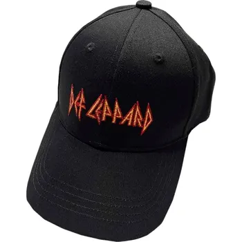 Kšiltovka Def Leppard Text Logo Kšiltovka Black UNI