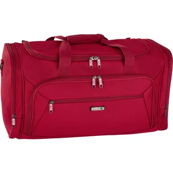 Cestovní taška Cestovní taška 7712-02 červená, dn-lederwaren
