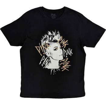 Pánské tričko Pink Ladies Boyfriend Black 2XL Tričko