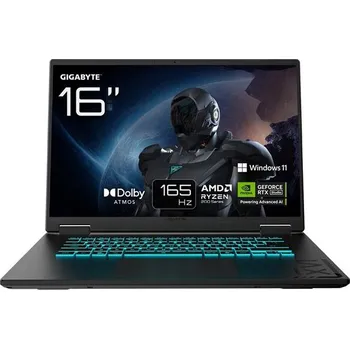 Notebook Gigabyte GAMING/A16 3VHK3CZ894SH/R7-260/16"/WUXGA/16GB/1TB/RTX 5060/W11H/Black/2R