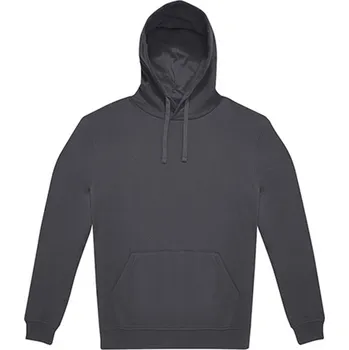 Pánská mikina B&amp;C Hoodie Unisex mikina s kapucí WG008 Dark Grey (Solid) XS