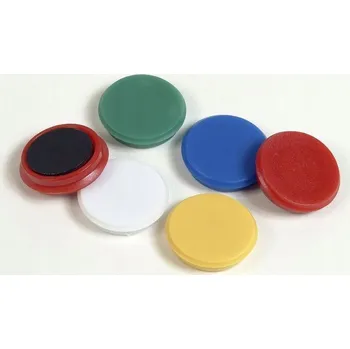 Dekorativní magnet 852/24 magnety bílé, 6 ks