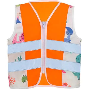 Korntex Dětská bezpečnostní obrázková vesta KX121K Brachiosaurus XXS (3-4 Jahre)