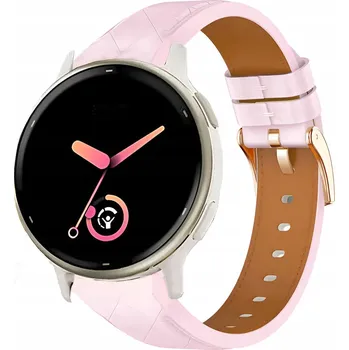 Řemínek na hodinky KOŽENÝ ŘEMÍNEK PRO GARMIN VENU 2S, VENU 3S, GARMIN VIVOACTIVE 4S, VIVOMOVE 3S