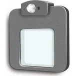 Světlo LED MOZA s čidlem, pod omítku, do KU krabice, 14Vss, IP20, 21 - kartáčovaná ocel - studená bílá