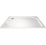 Mereo Sprchová vanička, obdélník, 100x90x3 cm, litý mramor, bílá, bez nožiček, CV79M