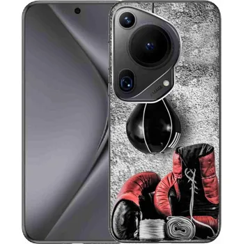 Bojový sport Gelový kryt mmCase na Huawei Pura 70 Ultra - boxovací pytel a rukavice