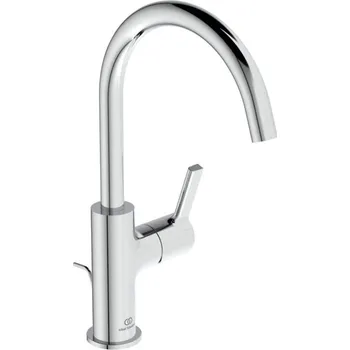 Vodovodní baterie Ideal Standard Joy - Umyvadlová baterie s vysokým otočným výtokem s odtokovou garniturou, chrom BC777AA