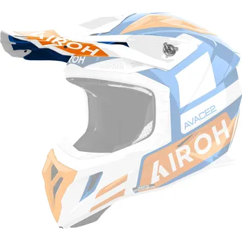 Helma na motorku AIROH kšilt pro přilbu AVIATOR ACE 2 Sake oranžový lesklý