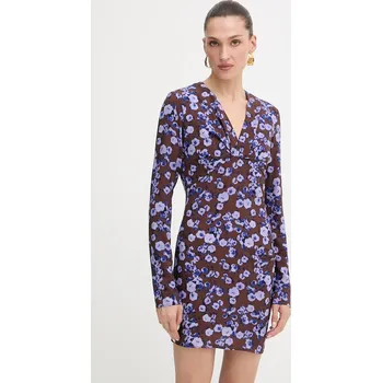 Dámské šaty Šaty Patrizia Pepe hnědá barva, mini, přiléhavé, 8A1581 A636 8A1581.A636 89X, vel. 34